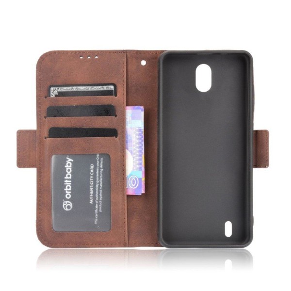 Moderni Nahkalaukku For Nokia C01 Plus - Ruskea Brown