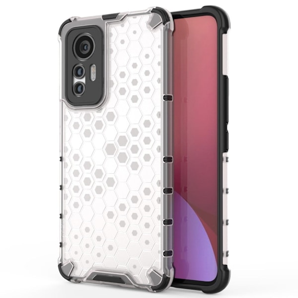Bofink Honeycomb Xiaomi 12 Lite kotelot - Harmaa Silver grey