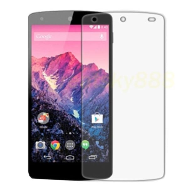 Google Nexus 5 Displayskydd (Klar) Transparent