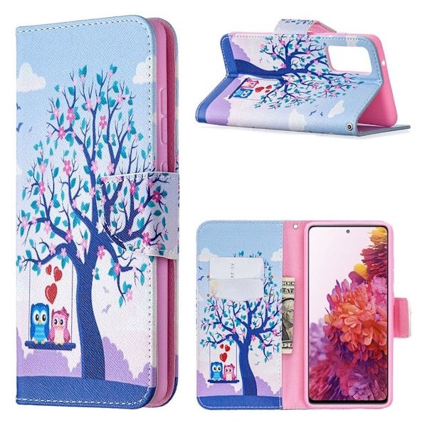 Wonderland Samsung Galaxy S20 Fe 5g / S20 Fe Flip Etui - Ugler på The Gade Blue