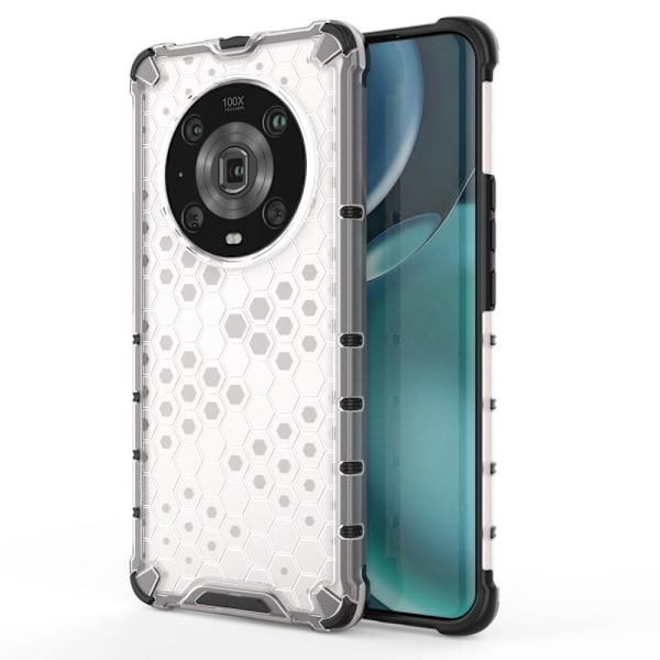 Bofink Honeycomb Honor Magic4 Pro cover - Sølv/Grå Silver grey