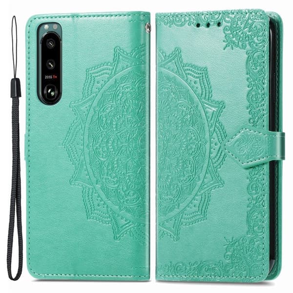 Mandala Sony Xperia 5 IV Flippetui - Grønn Green
