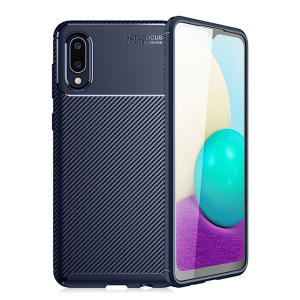 Carbon Shield Samsung Galaxy A02 kotelot - Sininen Blue