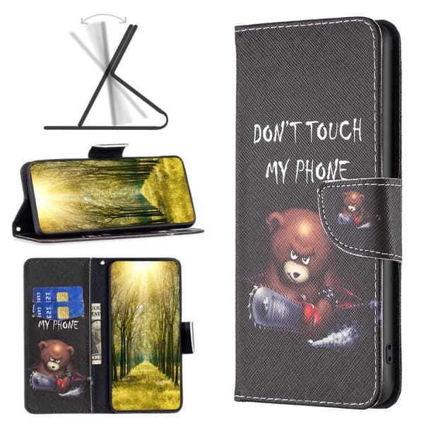 Wonderland Xiaomi Redmi Note 13 Pro Plus flip-etui - Bjørn Black