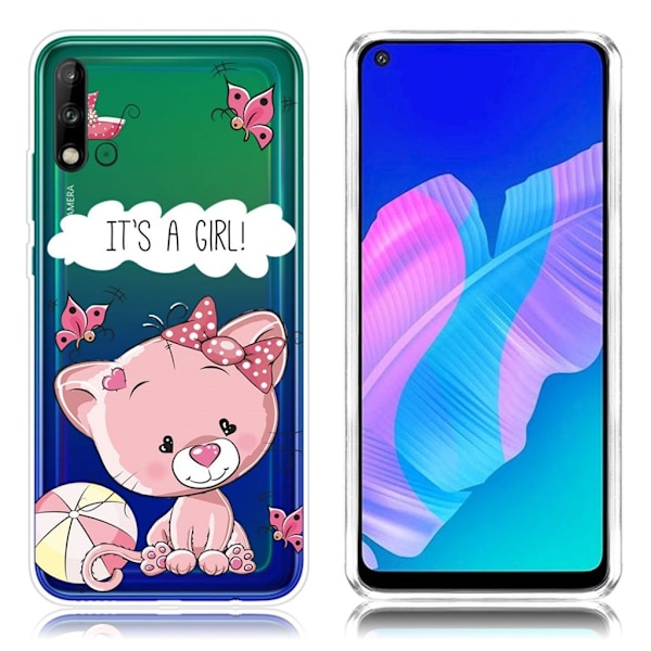 Deco Huawei P40 Lite E Cover - DET ER EN PIGE Pink