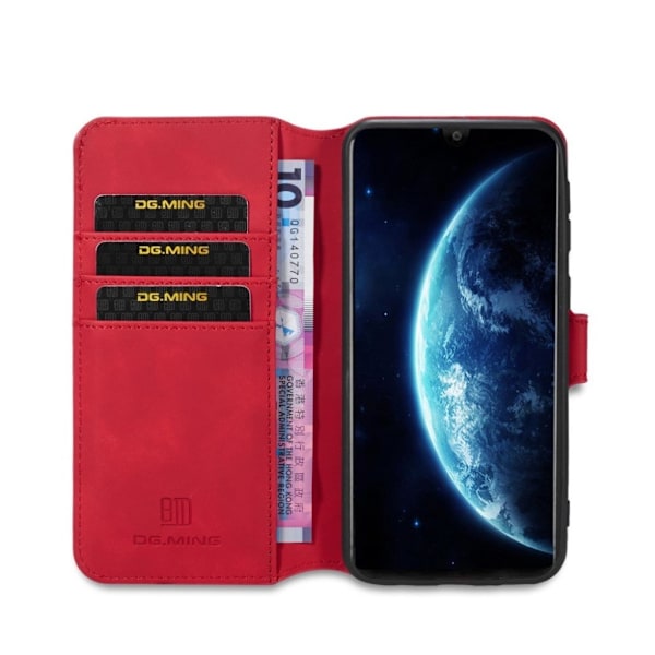 DG.MING Samsung Galaxy M30s Retro kotelot - Punainen Red