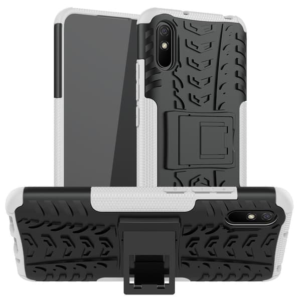 Offroad Suojakotelo Xiaomi Redmi 9A - Valkoinen White