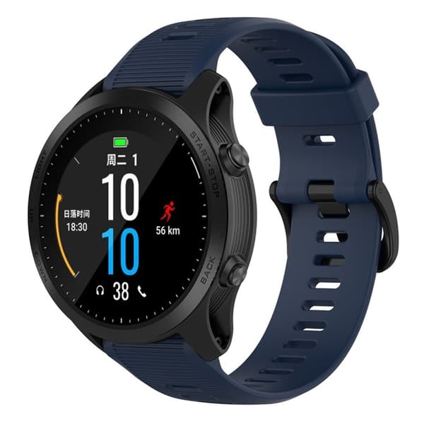 Garmin Forerunner silikon watch band - Dark Blue Blue