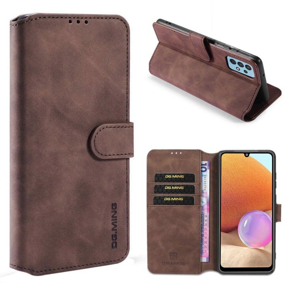 DG.Ming Samsung Galaxy A32 Retro Etui - Kaffe Brown