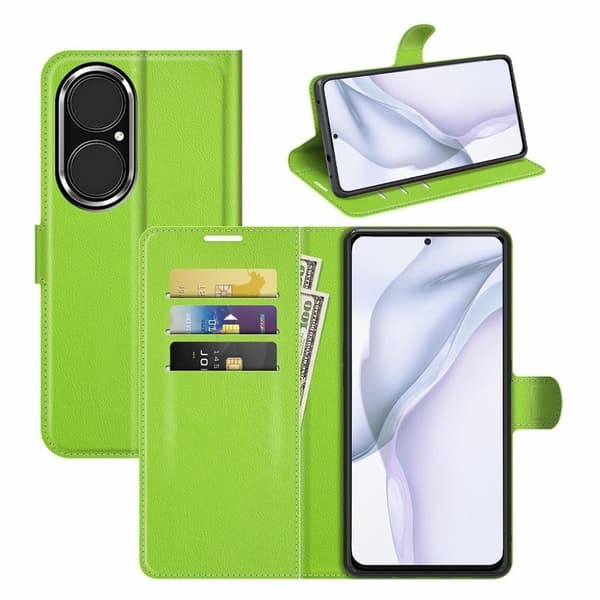 Classic Huawei P50 Flip Etui - Grøn Green