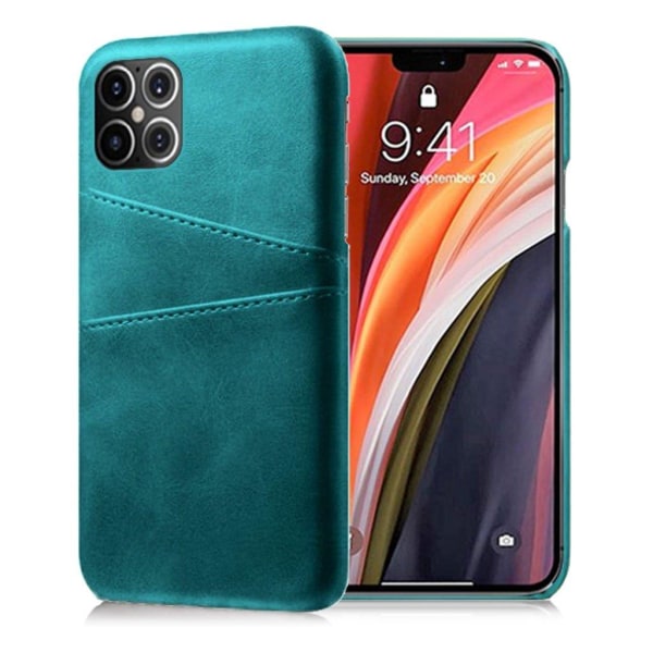 Dual Card iPhone 12 Pro Max cover - Grøn Green