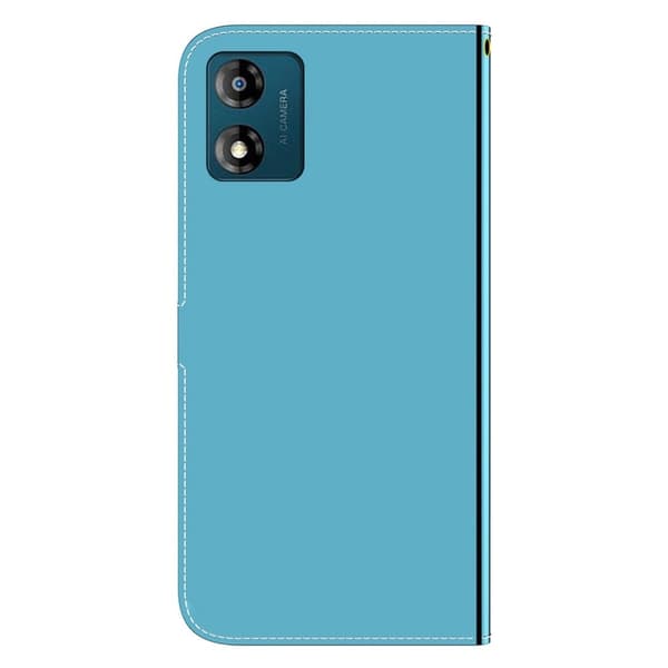 Mirror Motorola Moto E13 Flippetui - Blå Blue