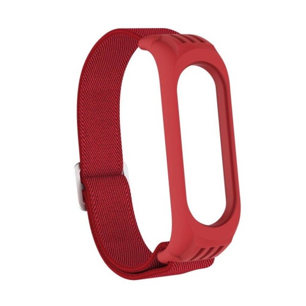 Xiaomi Mi Smart Band 6 / 5 nylon urrem - Rød Red