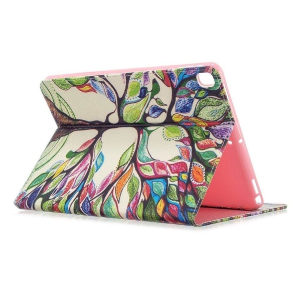 iPad 10.2 (2019) stylish pattern leather flip case - Colorized T multifärg