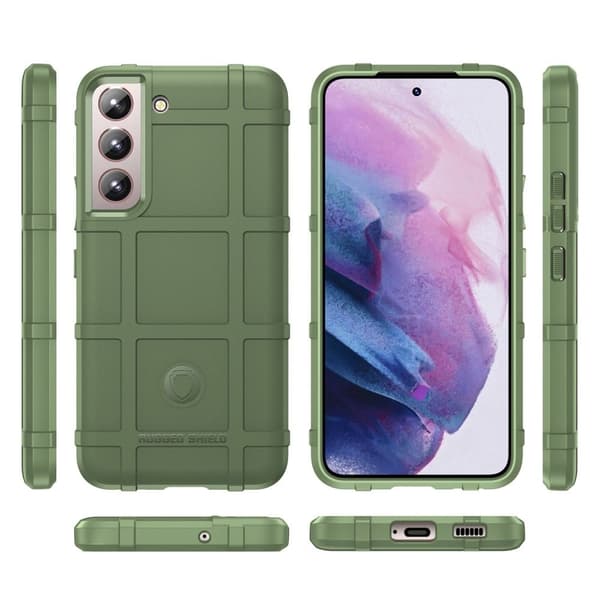 Rugged Shield Suojakotelo Samsung Galaxy S23 Plus - Vihreä Green