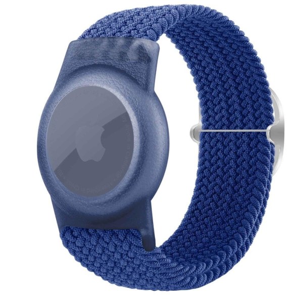 AirTags braided wrist strap - Blue Blå