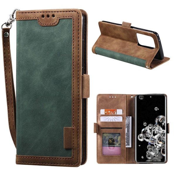 Surburbian Samsung Galaxy S20 Ultra flip etui - Grøn Green