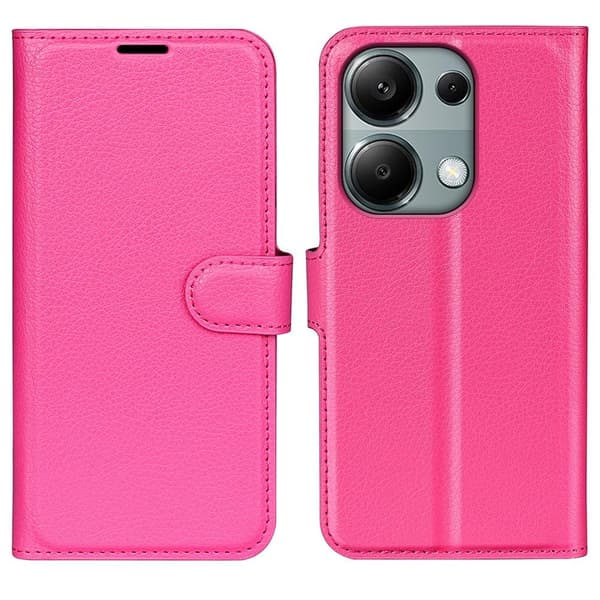Classic Xiaomi Redmi Note 13 Pro 4G flip etui - Rose Pink