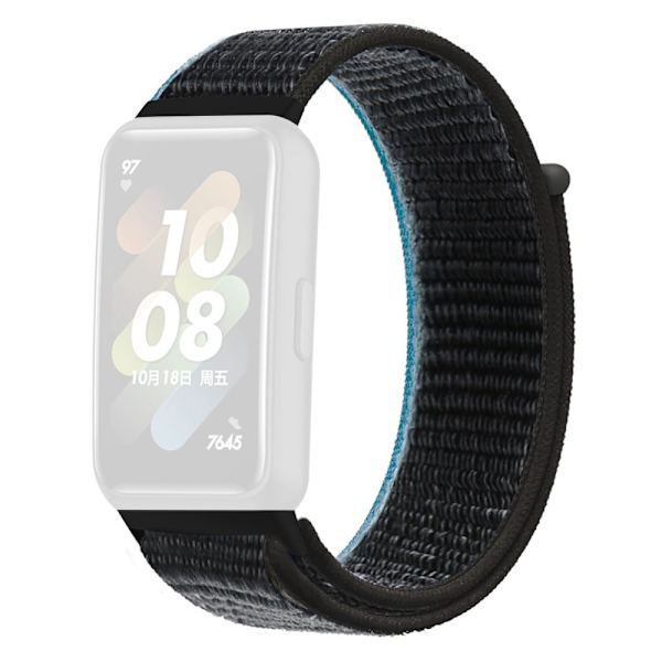 Huawei Band 7 nylonkellohihna - Charcoal Black