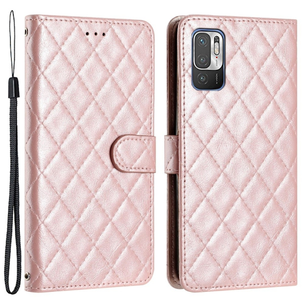 Funktionelt rombe etui med pung Pink