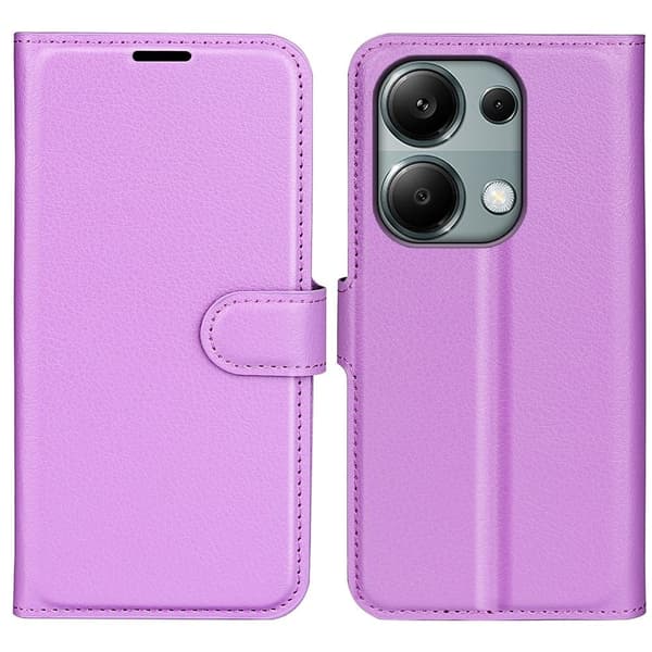 Classic Xiaomi Redmi Note 13 Pro 4G flip etui - Lilla Purple