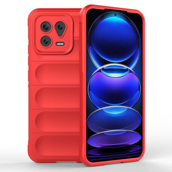 Blødt grebsformet cover til Xiaomi 13 - Rød Red