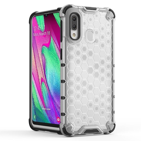 Bofink Honeycomb Samsung Galaxy A40 cover - Hvid White