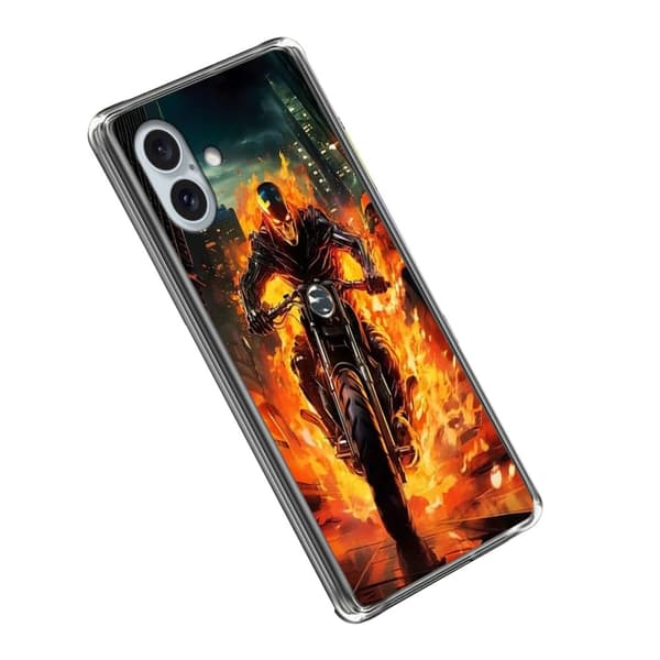 Vibe iPhone 16 cover - Flammeridder Red