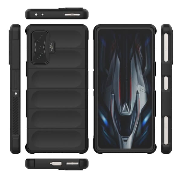Mjukt greppformat Xiaomi Poco F4 GT / Xiaomi Redmi K50 skal - Silver/Grå Silvergrå