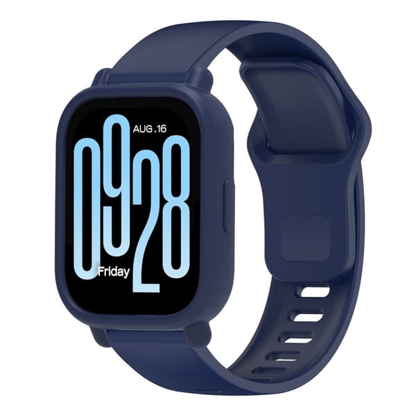 Xiaomi Redmi Watch 5 Active Klockfodral Mjukt silikonöverdrag - Mörkblå Blå