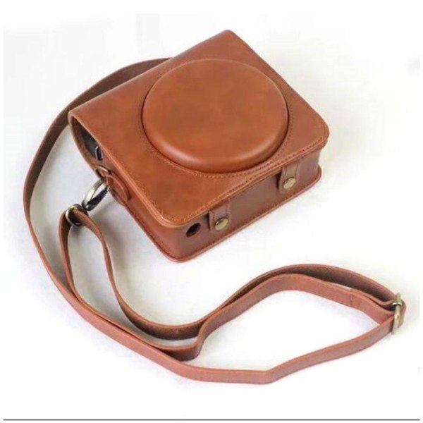 Fujifilm instax SQUARE SQ6 leather case - Brown Brun