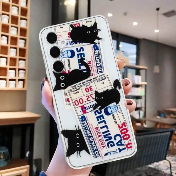 Imagine Samsung Galaxy A16 cover - 4 Sorte Katte Black
