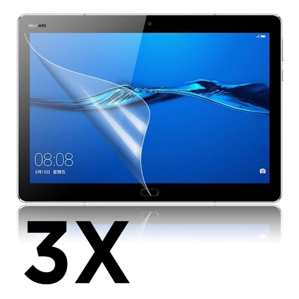 Huawei MediaPad M3 Lite 10.1 suojakalvo näytölle 3kpl Transparent