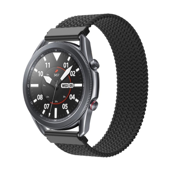 Elastiskt klockarmband i nylon för Samsung Galaxy Watch 4 - Svart Storlek: Xl Svart