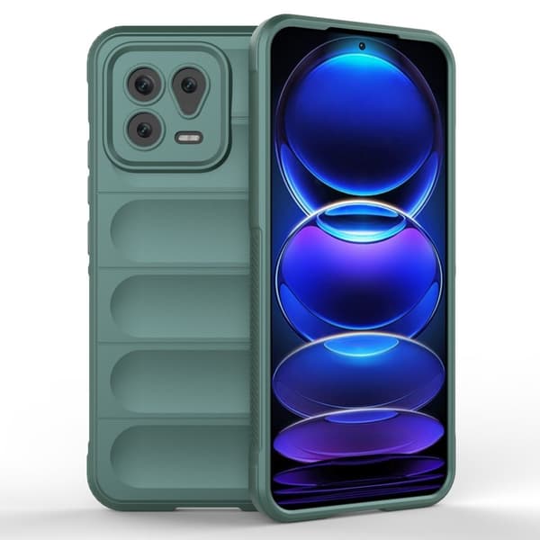 Mjukt greppformat Xiaomi 13 skal - Grön Grön