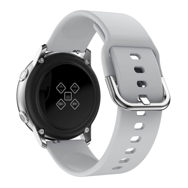 Samsung Galaxy Watch Active 20mm udskiftelig urrem - grå Silver grey