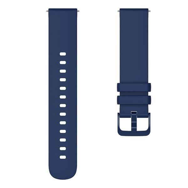 20 mm universal enkel silikone-urrem - Blå Blue