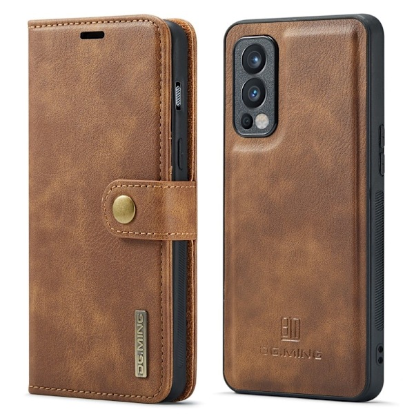 DG.Ming OnePlus Nord 2 5G 2-in-1 Pung Etui - Brun Brown