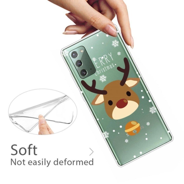 Christmas Samsung Galaxy Note 20 fodral - Moose and Bell Brun