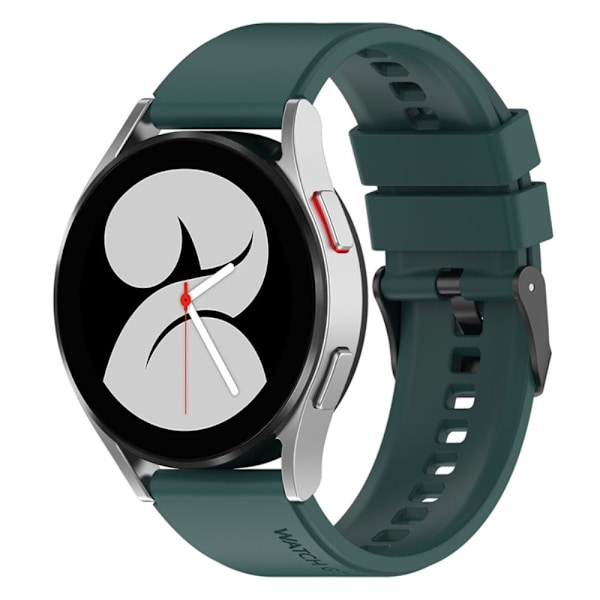20 mm universal klockarmband i silikon - Svartaktig Grön Grön