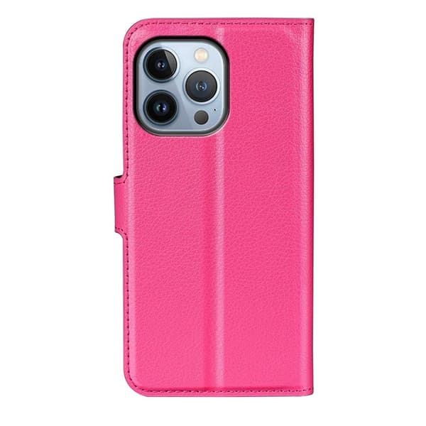 Classic iPhone 14 Pro flip etui - Rose Pink