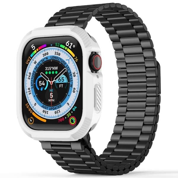 Apple Watch Series 10 46mm suojakotelo - Valkoinen White