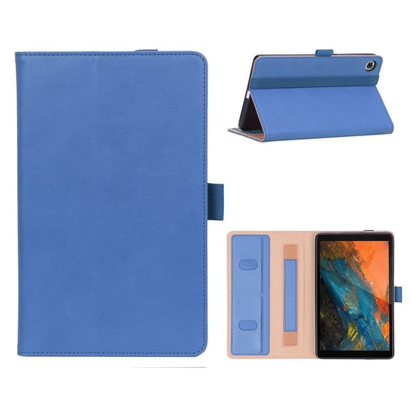 Lenovo Tab M8 læderetui i business-stil - Blå Blue