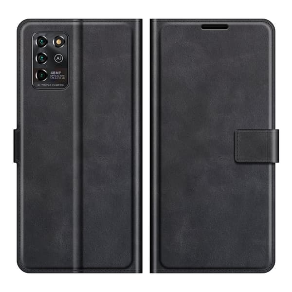 Pung-style Læder Etui til ZTE Blade V30 Vita - Sort Black