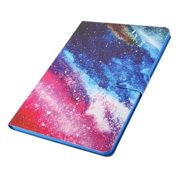 Elegant Mønster Lær Flippetui til Samsung Galaxy Tab A7 10.4 (2020) - Nebula Multicolor