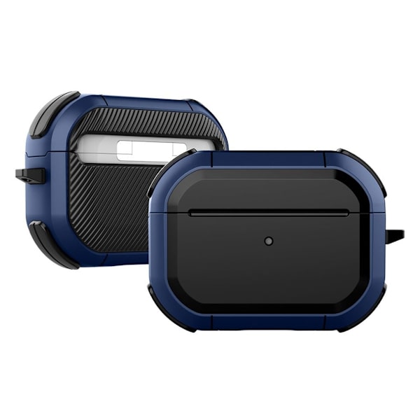 Airpods Pro gummiert etui - Blå Blue