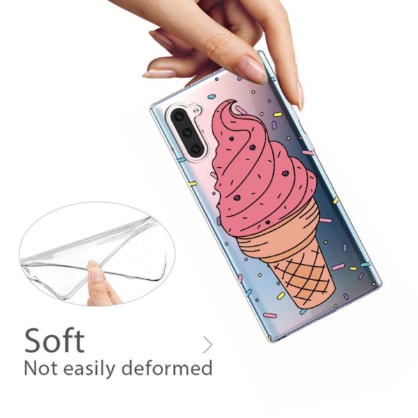Deco Samsung Galaxy Note 10 kuoret - Jäätelö Multicolor