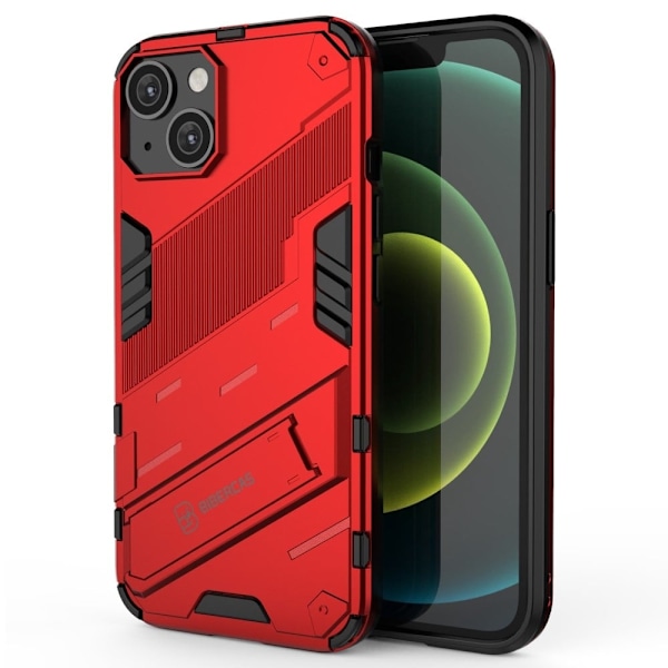 Shockproof Hybrid Deksel med A Modern Touch til iPhone 14 - Rød Red