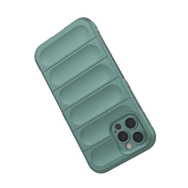Mjukt greppformat iPhone 12 Pro skal - Lila Lila