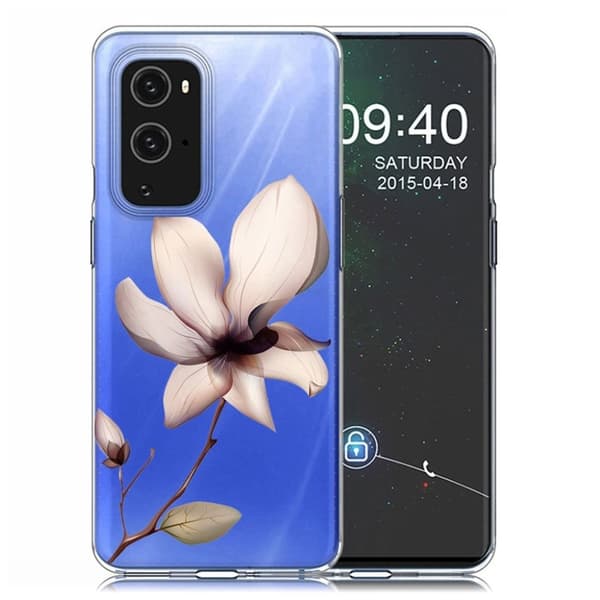Deco OnePlus 9 Pro kotelot - Vaaleanpunainen Kukka Pink